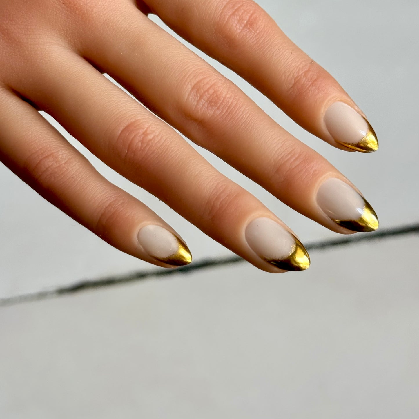 Gilded French Tip